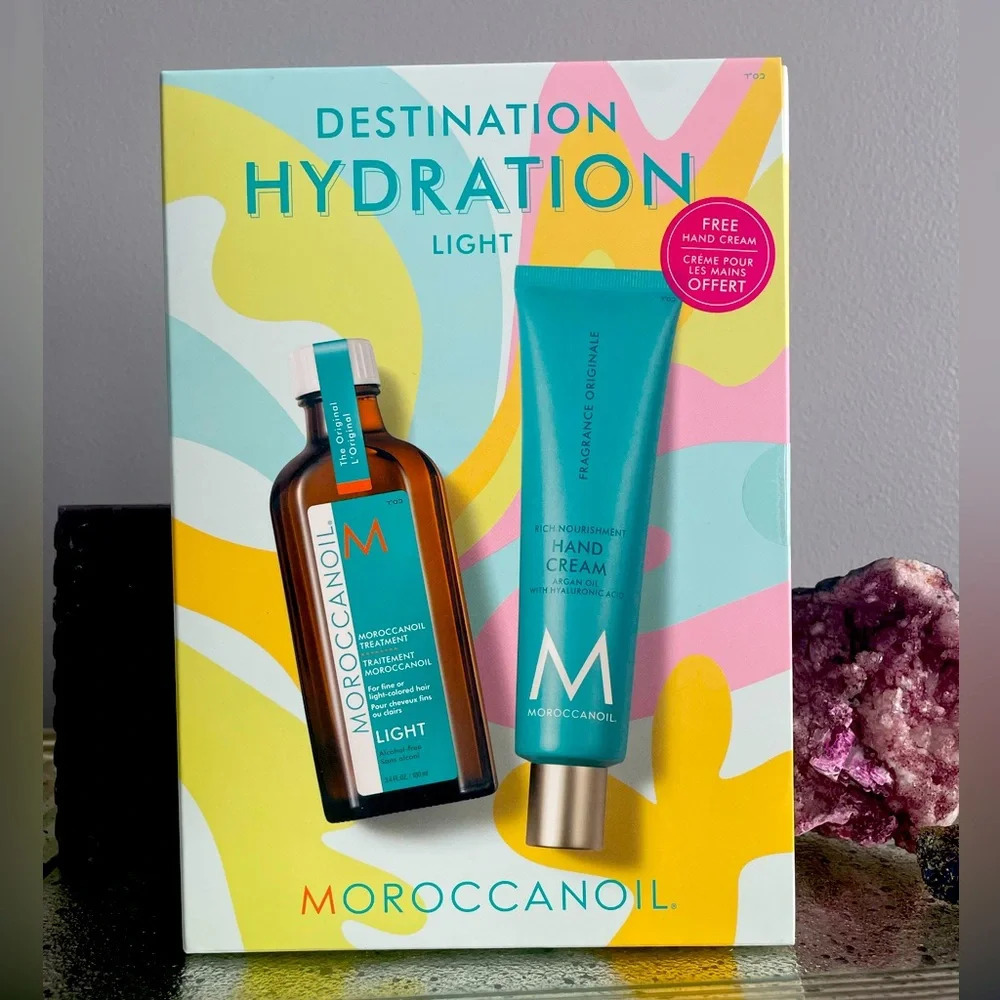MOROCCANOIL Treatment Light 100mls + Hand cream original 100mls gift set